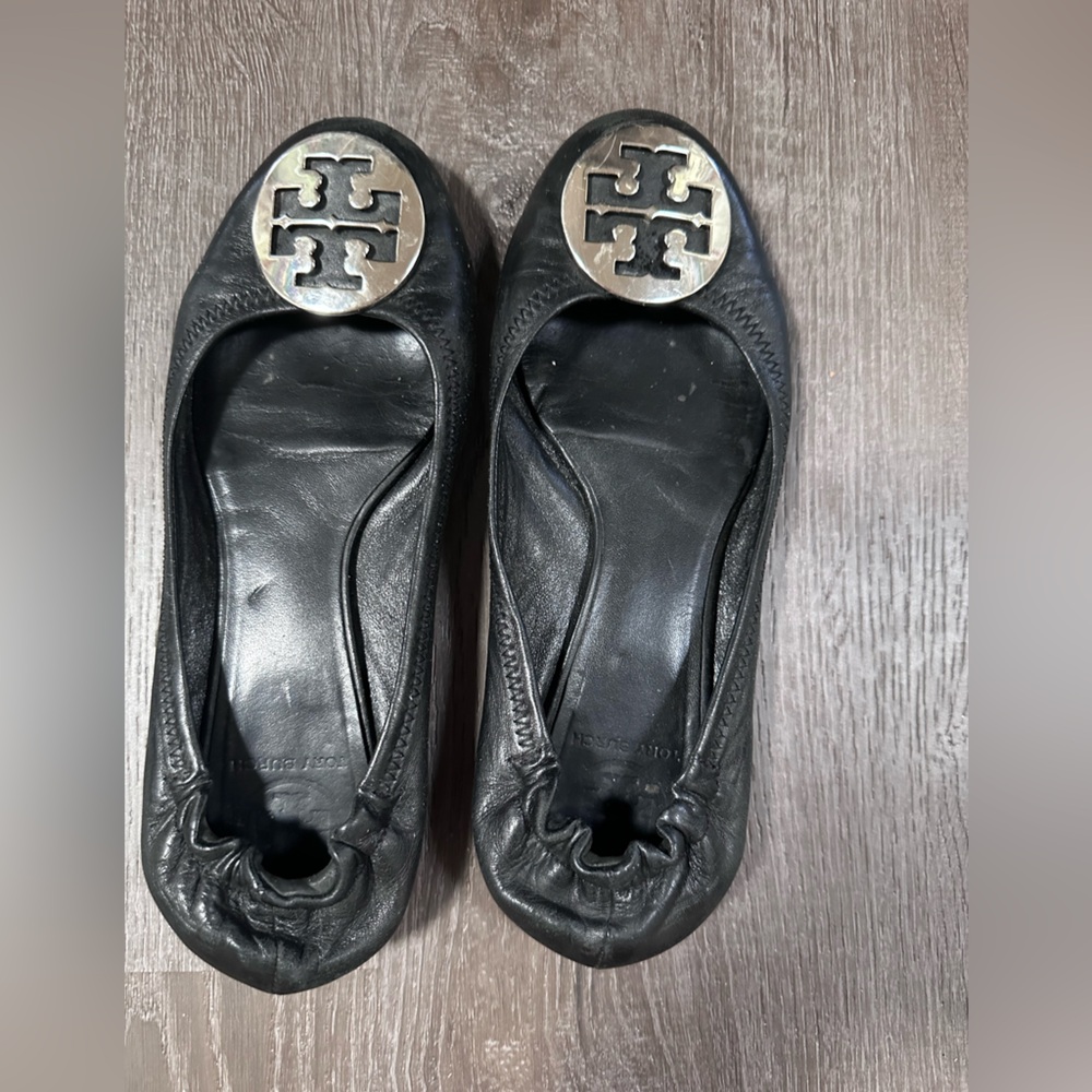TORY BURCH FLATS LEATHER